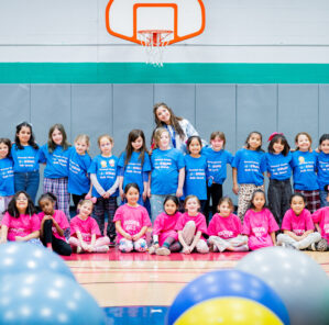 Salt creek dance club members gather for a group photo.